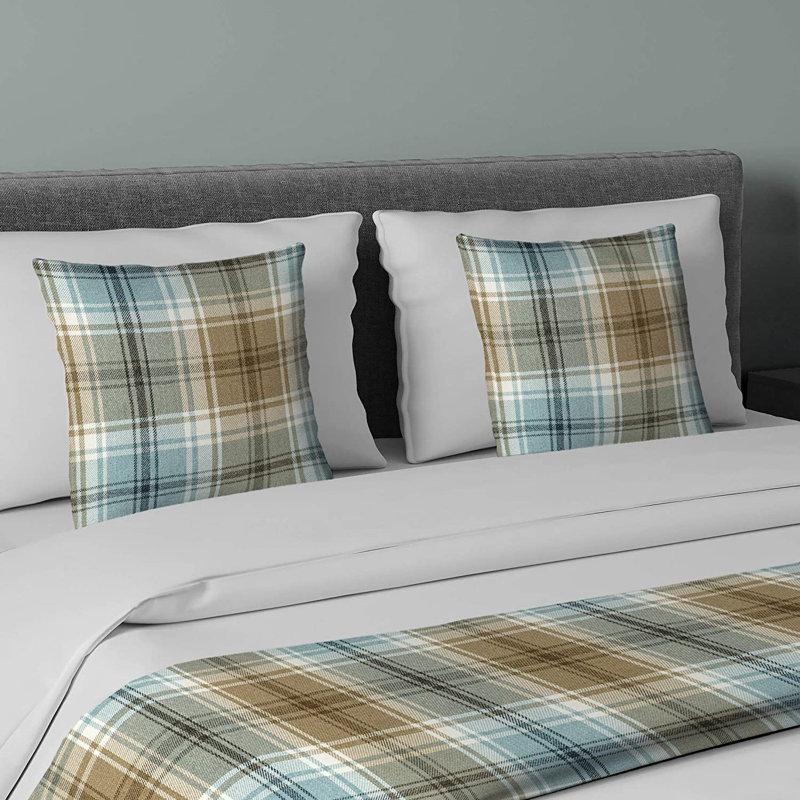 Brewton Throw Blanket, Duck Egg/Blue