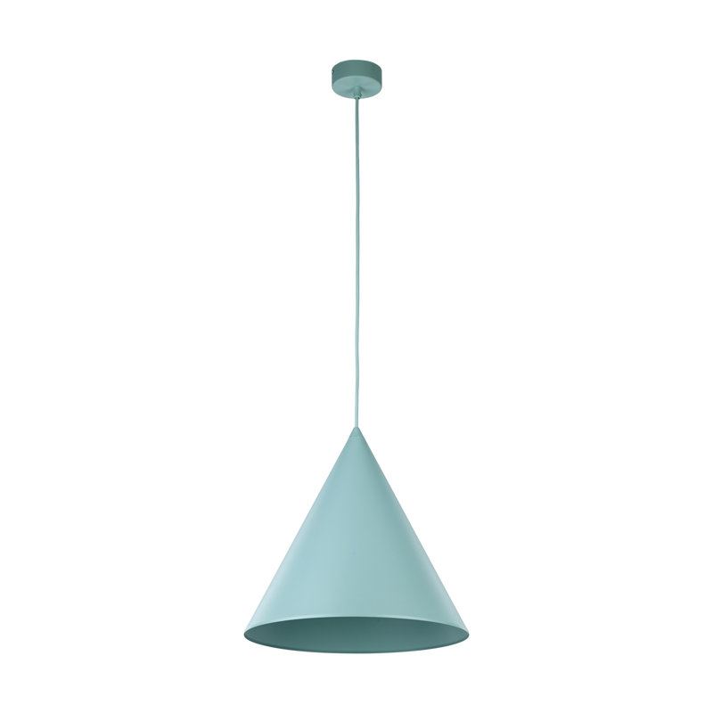 Luminaire suspendu CONO XL, Bleu, H 65 po x l 13 po