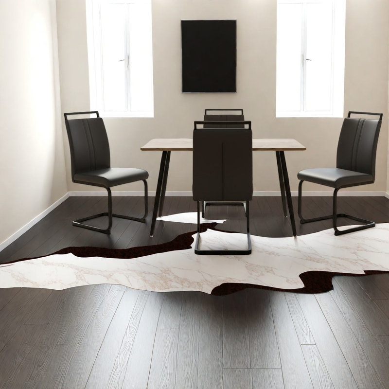Ensembles de table de salle à manger compacts et modernes, en MDF et en polyuréthane, idéaux pour les petites cuisines