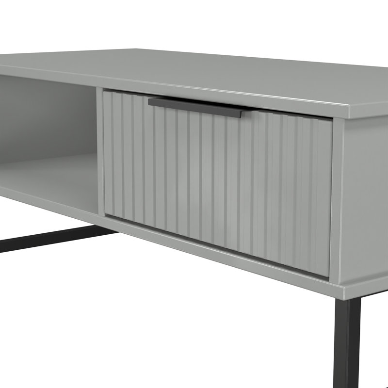 Takirra Coffee Table with Storage, Grey