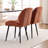 Comfort Stability Chenille Upholstered Dining Side Chair With Perfect Posture Support-1065466401
