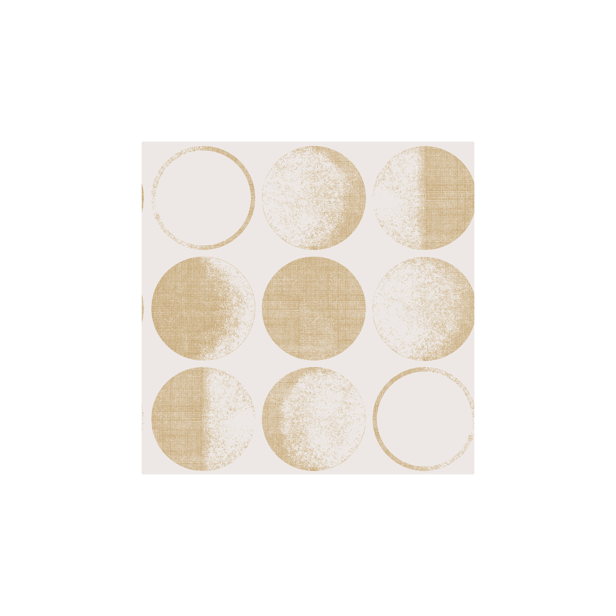 Gwendoline Moons Midnight 16.5' L x 20.5" W Peel and Stick Wallpaper Roll, Ivory 