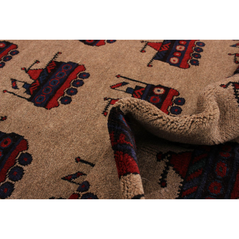 Hoddesd One-of-a-Kind 6'6" X 9' 2010s Wool Area Rug in