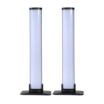 32cm Polished LED Column Floor Lamp