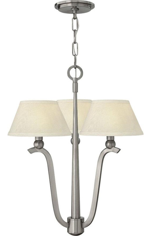Lustre classique/traditionnel ombré 3 lumières Priolo