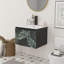 Meuble-lavabo flottant avec lavabo