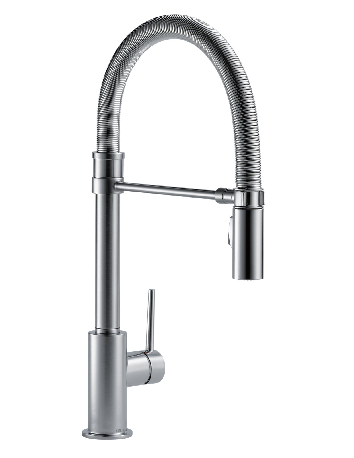 Delta Trinsic Pull Down Sprayer Kitchen Sink Faucet, Pro Commercial Style Pull Down Kitchen Faucet, Arctic Stainless
