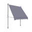 Pare-soleil rétractable de 118 po - Protection et support pour parasol d'extérieur