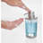 iDesign Hand Soap Dispenser - Refillable Liquid Soap Dispenser, Clear/Brushed Nickel