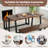Zakoria Metal Base Dining Table-1064094017
