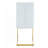 Counter Height Bar Stools Backless Handwoven with Round Footrest, Set of 2, PVC Weaving for Indoor & Outdoor Use-426385430