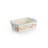 Gibson Elite Anaya 2 Piece Rectangle Stoneware Bakeware Set With Hand Painted Designs