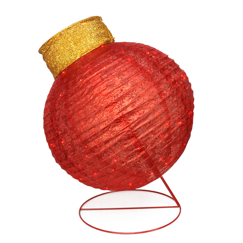 Décoration de Noël d'extérieur 36 "scintillante 36", Rouge