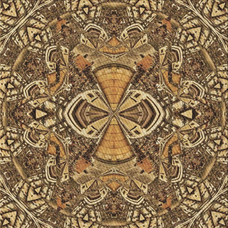 Oriental Indoor Rug, Square 6'