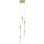 Aspen Collection 5 Light Bubbled Crystal Multi Port Pendant