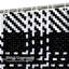 Rideau de douche noir et blanc avec 12 crochets Buffalo-1104075234