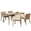 Ensemble repas d'extérieur en bois d'acacia-1107870784