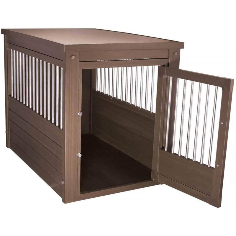 Caisse pour chien Southwood ECOFLEX, Grand (H 28 po x l 24 po x P 35,4 po), Blanc antique