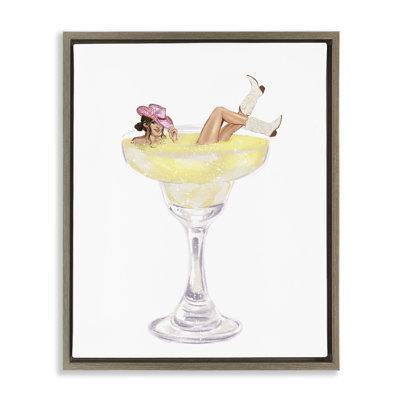 Glam Cowgirl dans un cadre flottant Margarita, design par Ziwei Li