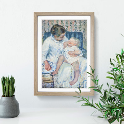 Mother and Child Vol.2 by Mary Cassatt - Picture Frame Painting
