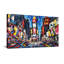 Paysages urbains pittoresques et pittoresques avec lumières vibrantes et bâtiments-901697174