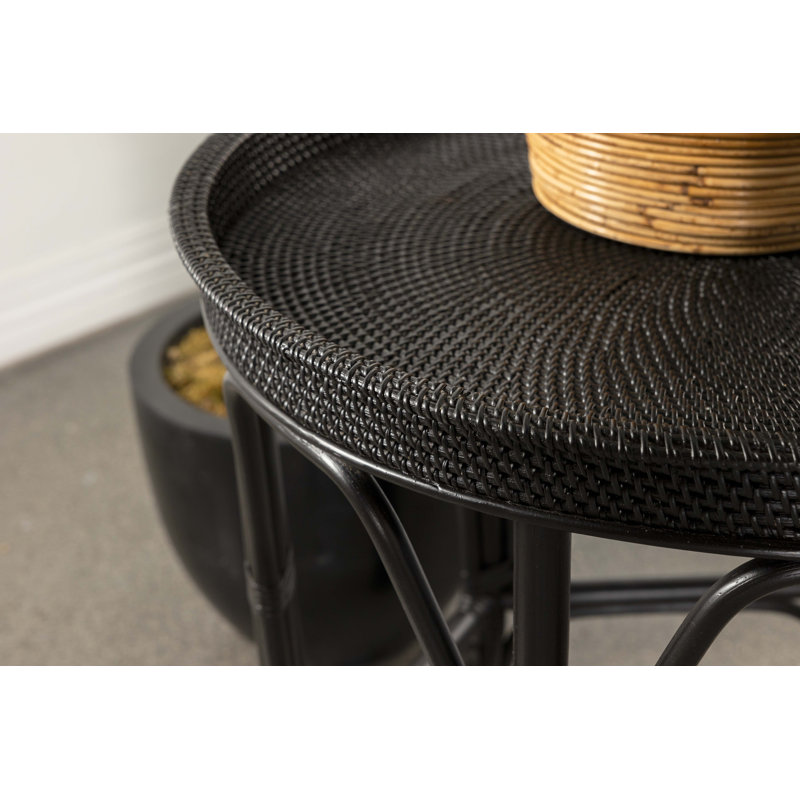 Table de bout Charese, Noir