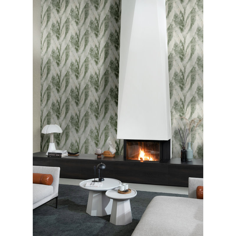 Rouleau de papier peint L 33 pi x l 20,9 po, Vert