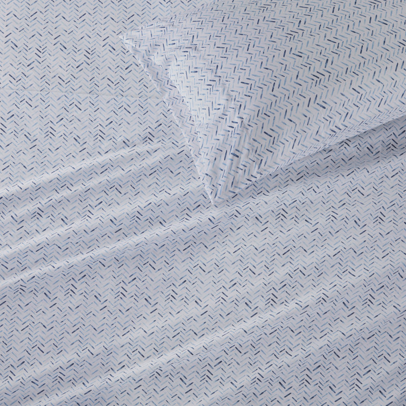 Microfiber 200TC Printed Sheet Set, Twin Sheet Set with 1 Pillowcase, Blush Floral