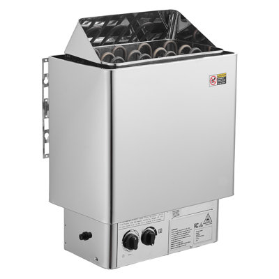 Chauffe-sauna, cuisinière électrique 6KW 240V, poêle à vapeur pour sauna sec avec support pré-percé, convient aux saunas de 176,5 à 317,8 cu