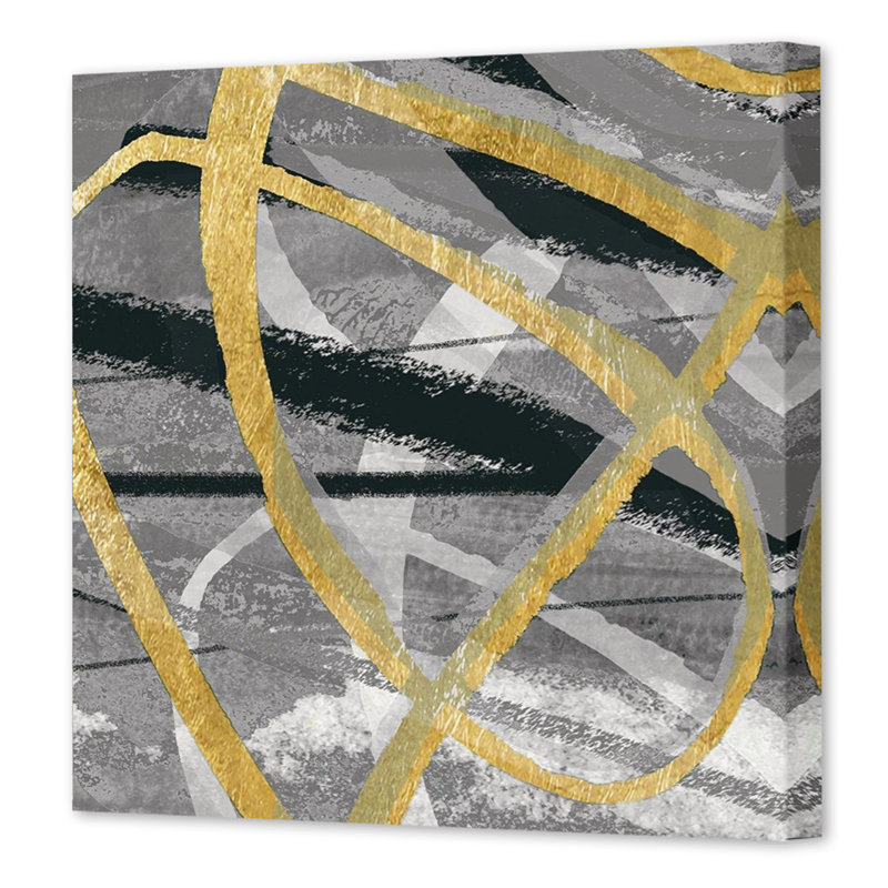 Danse grise I, reproduction d'art sur toile tendue sur toile tendue