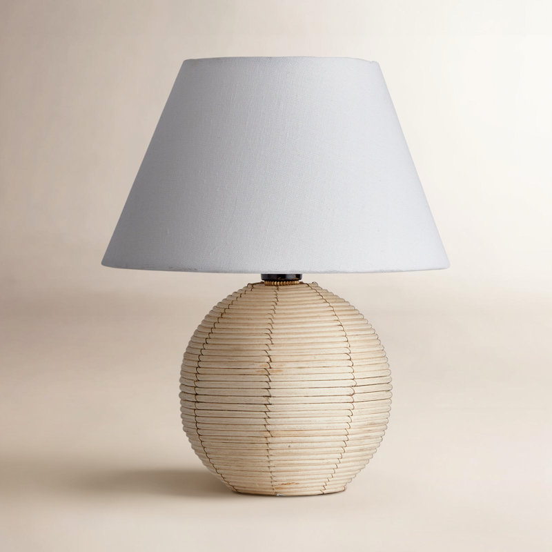 Lampe de table en rotin Jaylee