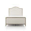 Lit rembourré en métal martelé de style moderne Lalia-124257343-124653005