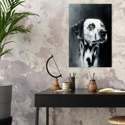 Art mural chien Dalmatien contemporain