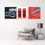 London City Symbol 3 Piece Wrapped Canvas Wall Art Set-577185383