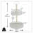Hawkin Wood Tiered Stand