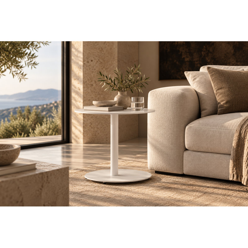Table de bout Staccato, Blanc