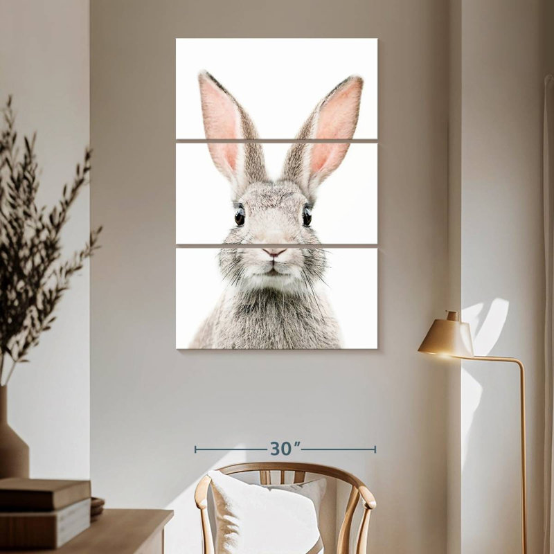 Brampt Bunny Face, 65" H x 42" W