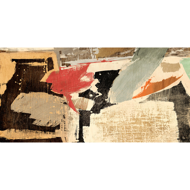 Stone Garden by Jim Stone - Wrapped Canvas Painting, 35cm H x 70cm W x 4cm D