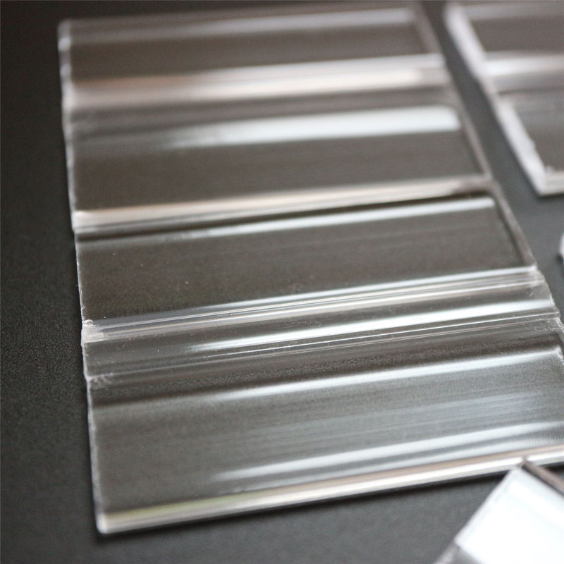 50mm Low Profile Flex Hinges, Flexible Living Hinges, Plexiglass, Transparent