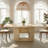 70" Dining Table for 4-6 People, Modern Dining Table with Storage Shelves, 1.38" Thick Scratch-Resistant-1908258951