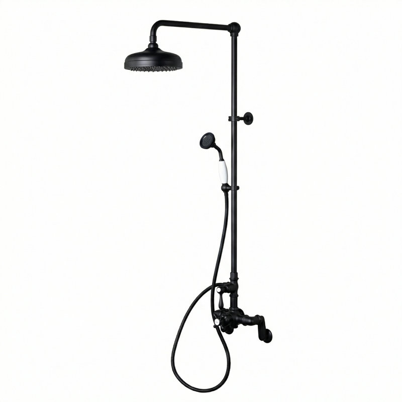 Sacramento Exposed Thermostatic Shower System by Strom Living, Oil Rubbed Bronze