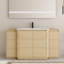 Ensemble de meuble-lavabo simple 60 po avec comptoir en céramique Addisin-1161142629