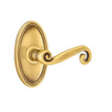 Scroll Privacy (Bed & Bath) Door Lever with Oval Rosette