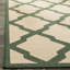 Tapis crème / vert Ferrill-27433827