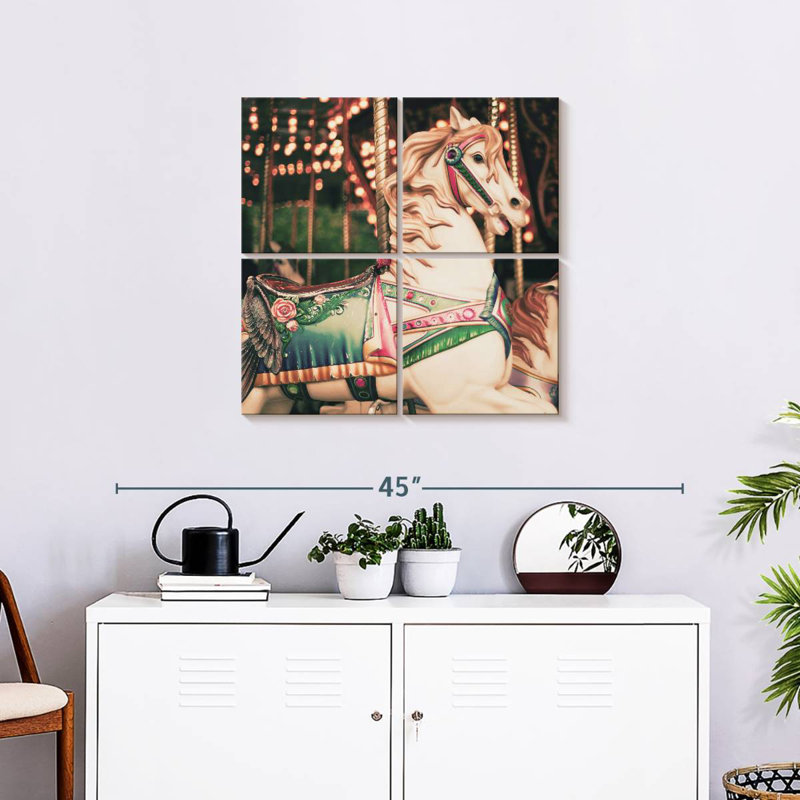 Carnival Carousel, 26" H x 26" W