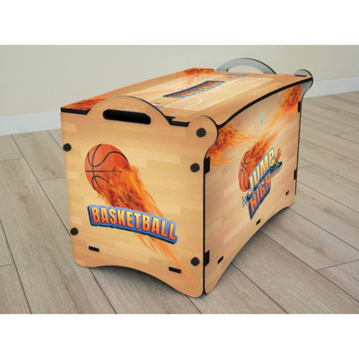 East Urban Home Solid Wood Toy Box