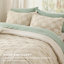 Ensemble d'édredon grand lit rose gris, ensemble de lit touffeté bohème, literie à carreaux Shabby Chic, 3 pièces, 1 édredon géométrique à carreaux et 2 taies décoratives-1960535221-1960535225