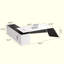Bureau de direction 86,61 "haut de gamme en forme de L blanc créatif-119133766