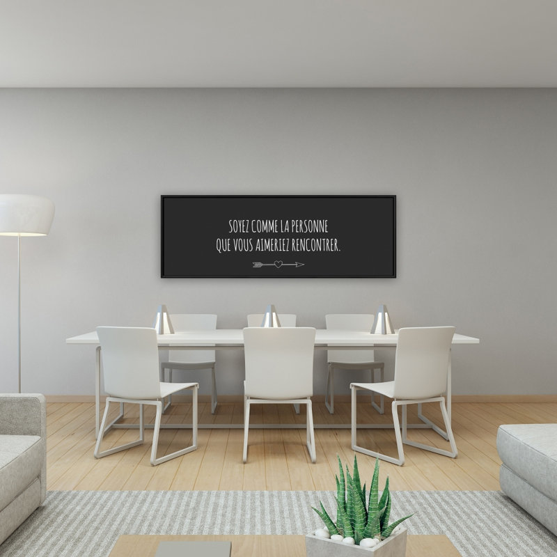 «Love Yourself», reproduction sur toile