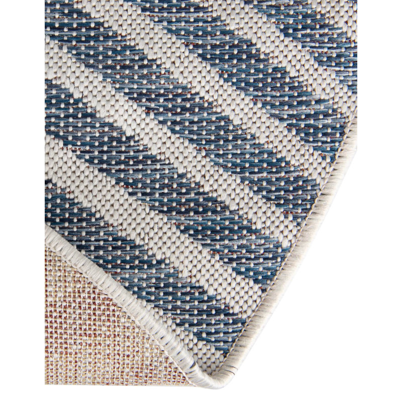 Deadra Washington Indoor/Outdoor Rug, Round 7'1"